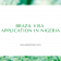 Brazil visa application in Nigeria